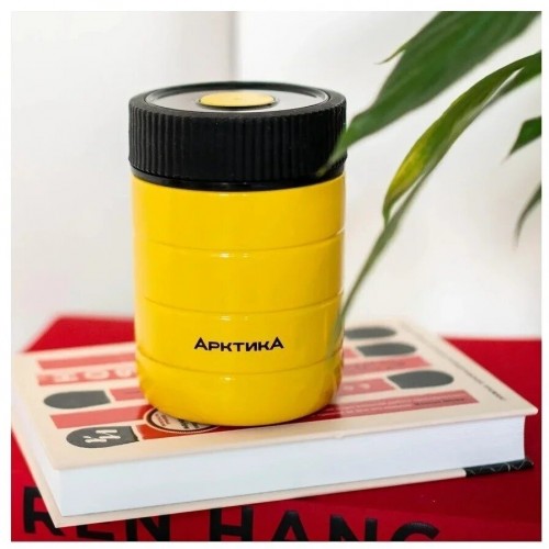 Термос для еды Арктика 307-480 0.48 л (желтый/черный) 8