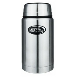 Термос для еды Biostal NTS-750 с ложкой 0.75 л (серебристый)