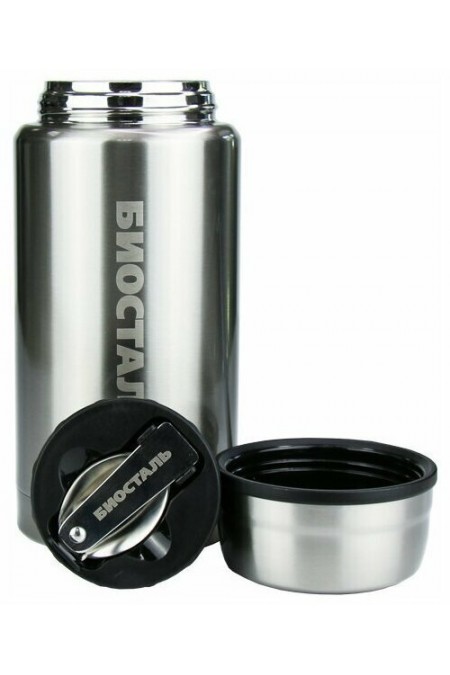 Термос для еды Biostal NTS-750B с ложкой 0.75 л (серебристый) 2