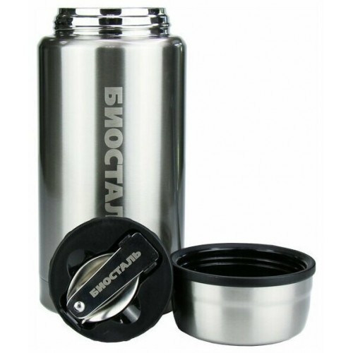 Термос для еды Biostal NTS-750B с ложкой 0.75 л (серебристый) 3