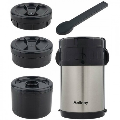 Термос для еды Mallony Valente 106058 2 л (серебристый) 1