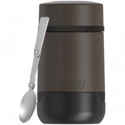 Термос для еды Thermos TS3029 BK с ложкой 0.5 л (коричневый)