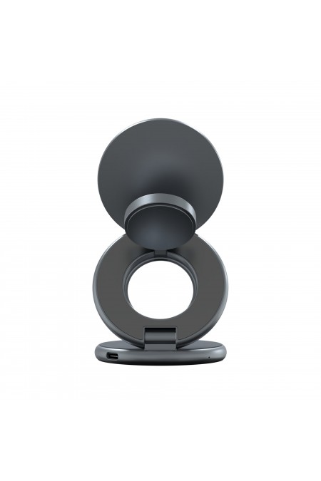 Беспроводная зарядная панель Magssory Disc Signature Pro WCH073 (полночный черный) 3