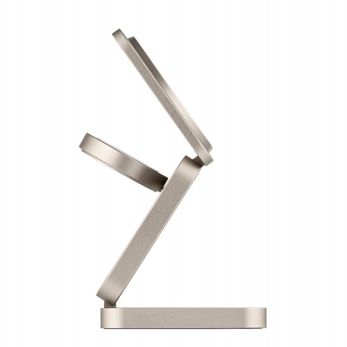 Беспроводное зарядное устройство uBear Balance 3 в 1 Для IPhone, Apple Watch, Airpods, 25W (титан) 1