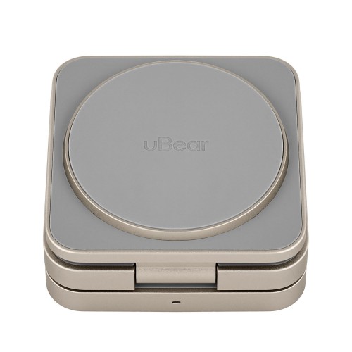 Беспроводное зарядное устройство uBear Balance 3 в 1 Для IPhone, Apple Watch, Airpods, 25W (титан) 5