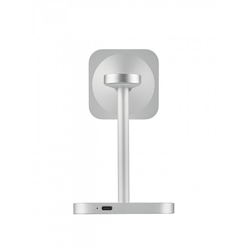 Беспроводное зарядное устройство uBear Evoke Qi2 3 в 1 Для IPhone, Apple Watch, Airpods, 25W (серебристый) 7