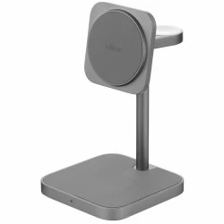 Беспроводное зарядное устройство uBear Evoke Qi2 3 в 1 Для IPhone, Apple Watch, Airpods, 25W (серый)