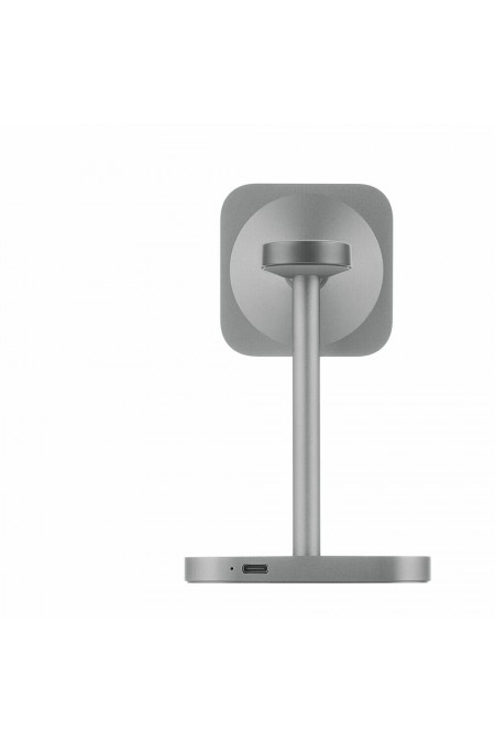 Беспроводная зарядная панель uBear Evoke Qi2.2 3 в 1 Для IPhone, Apple Watch, Airpods, 25W (серый) 5