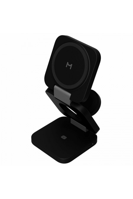 Беспроводное зарядное устройство Magssory Flex WCH013 3 в 1 Для IPhone, Apple Watch, Airpods, 22W (черный) 