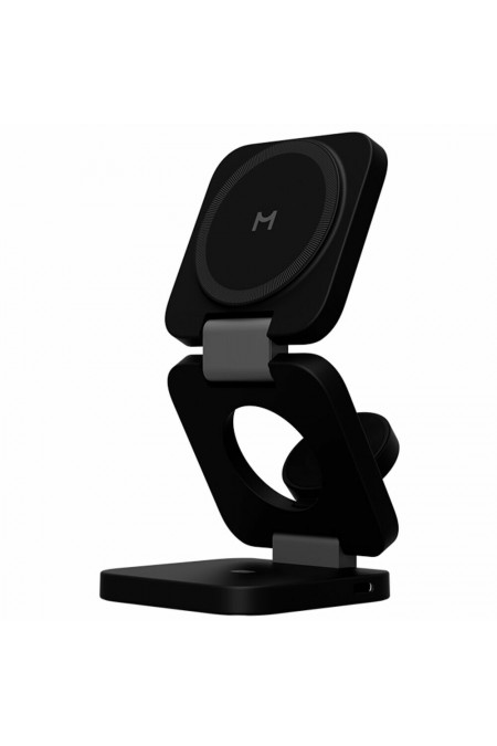 Беспроводное зарядное устройство Magssory Flex WCH013 3 в 1 Для IPhone, Apple Watch, Airpods, 22W (черный) 2