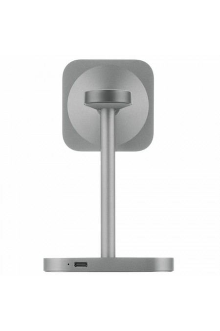 Беспроводное зарядное устройство uBear Balance Kevlar 3 в 1 Для IPhone, Apple Watch, Airpods, 25W (серый) 3