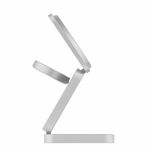 Беспроводное зарядное устройство uBear Balance Ultra 3 в 1 Для IPhone, Apple Watch, Airpods, 25W (серебристый) 4