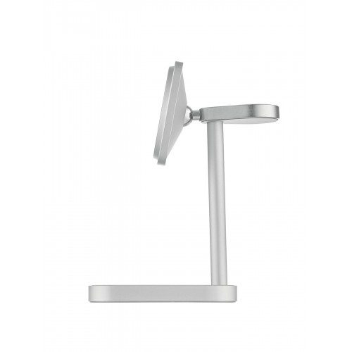 Беспроводное зарядное устройство uBear Evoke Qi2 3 в 1 Для IPhone, Apple Watch, Airpods, 25W (серебристый) 6