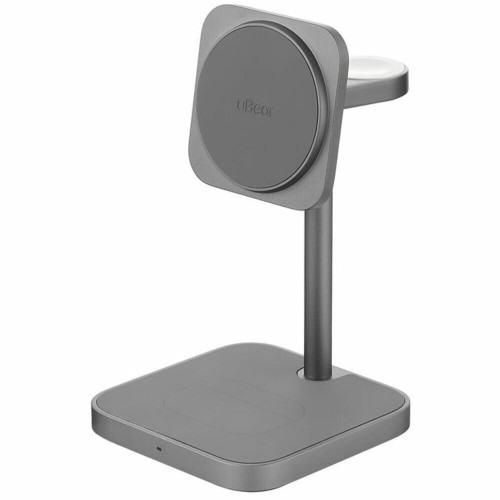 Беспроводное зарядное устройство uBear Evoke Qi2 3 в 1 Для IPhone, Apple Watch, Airpods, 25W (серый) 