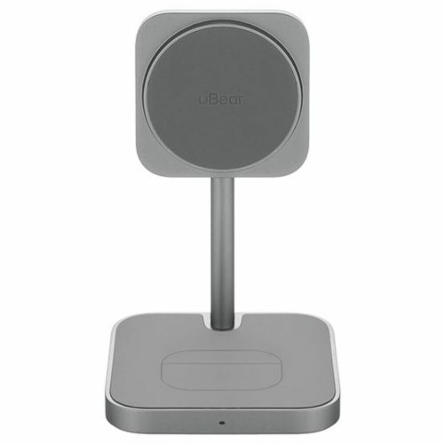 Беспроводное зарядное устройство uBear Evoke Qi2 3 в 1 Для IPhone, Apple Watch, Airpods, 25W (серый) 9
