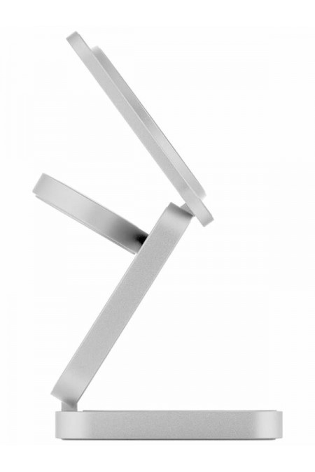 Беспроводное зарядное устройство uBear WL09SL31-ADM, Balance 3 в 1, MagSafe, 25 Вт (светлый серый) 4