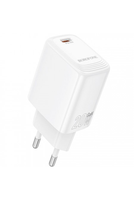Cетевое зарядное устройство Borofone BN26 (6941991120237) (белый) 