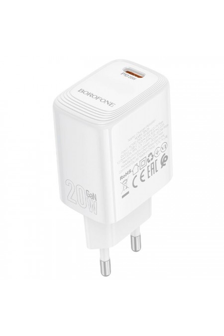 Cетевое зарядное устройство Borofone BN26 (6941991120237) (белый) 1