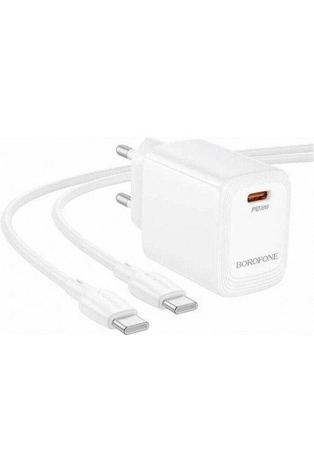Cетевое зарядное устройство Borofone BN26aa (6941991120251) (белый) 