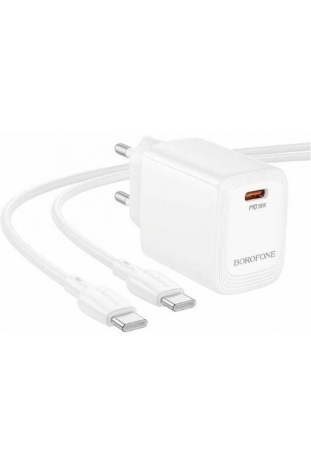Cетевое зарядное устройство Borofone BN28aa (6941991120312) (белый) 