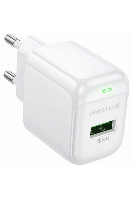 Сетевое зарядное устройство Borofone BAS42A 18W QC3.0 charger(EU) (белый) 