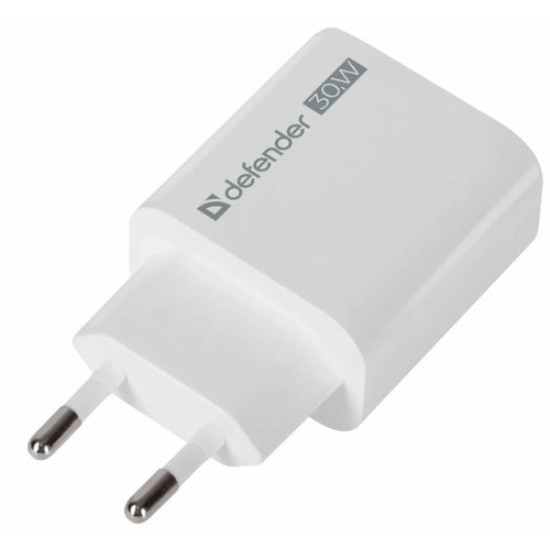 Сетевое зарядное устройство Defender UPA-130 USB-C/PD30W+USB-A/QC3.0 (83674) (белый) 2