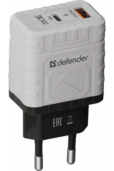 Сетевое зарядное устройство Defender UPA-132 30W USB A+C (белый) 3