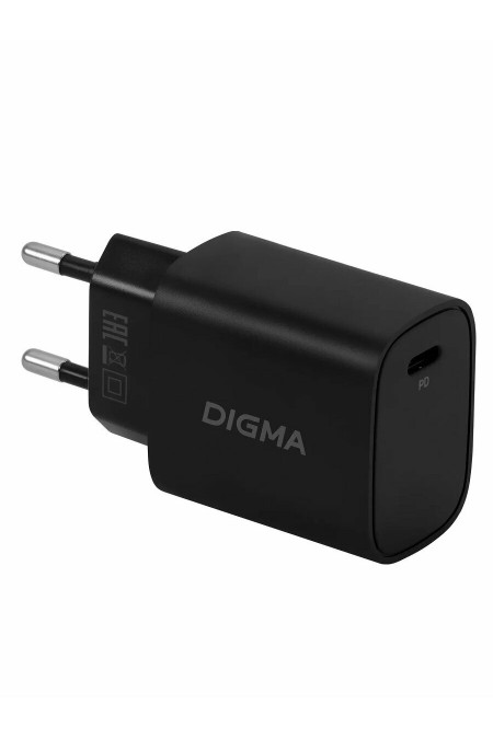 Сетевое зарядное устройство DIGMA DGW2C 3A PD (DGW2C0F010BK) (черный) 2
