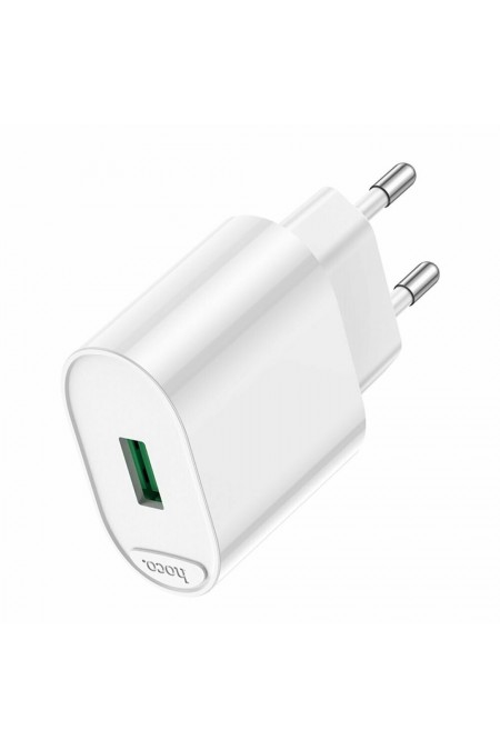 Сетевое зарядное устройство Hoco C109A Fighter single port QC3.0 charger (белый) 1