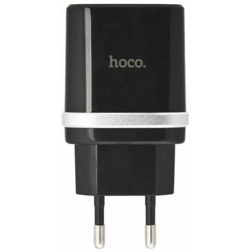 Сетевое зарядное устройство Hoco C12Q Smart QC3.0 Charger Set 18W (черный) 2