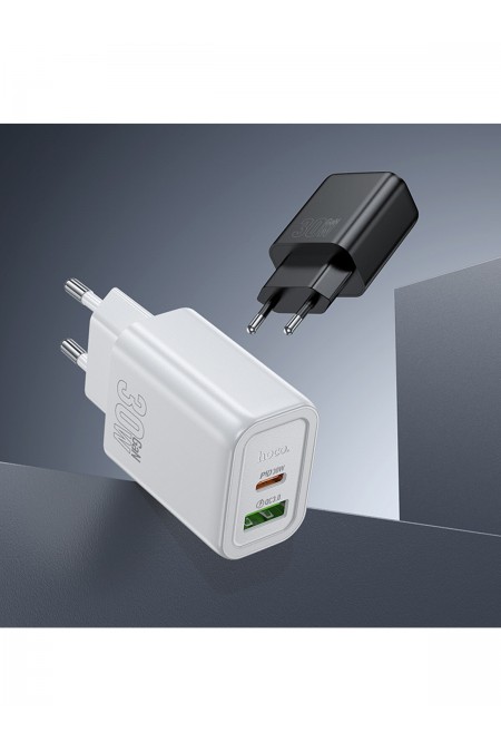 Сетевое зарядное устройство Hoco Gentle PD30W+QC3.0 30W 3A (PD+QC) (черный) 4