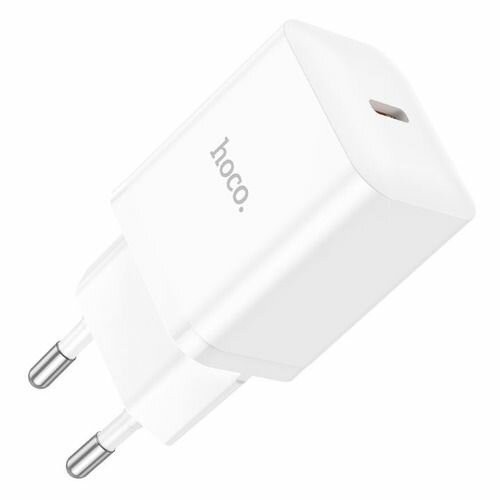 Сетевое зарядное устройство Hoco N27 20W 3A+2.22A+1.67A (PD+QC+AFC) USB-C (белый) 