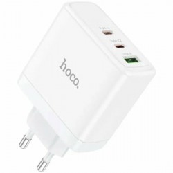 Сетевое зарядное устройство Hoco N30 Glory 25W 3.25A+3A+1.5A (PD+QC) (белый)