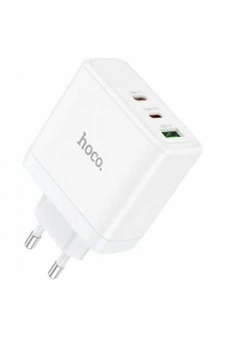 Сетевое зарядное устройство Hoco N30 Glory 25W 3.25A+3A+1.5A (PD+QC) (белый) 