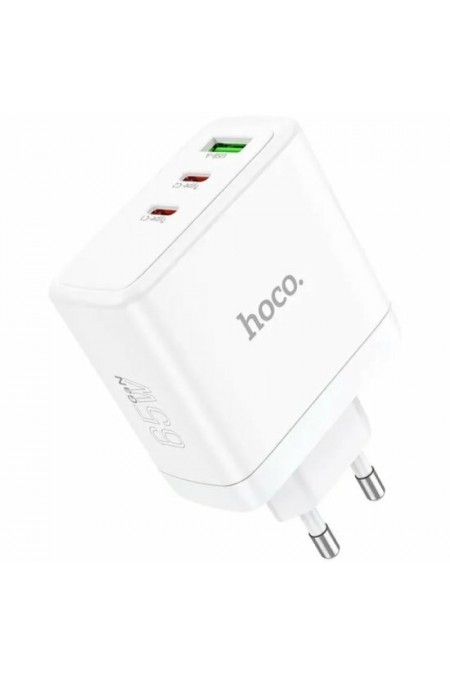 Сетевое зарядное устройство Hoco N30 Glory 25W 3.25A+3A+1.5A (PD+QC) (белый) 1