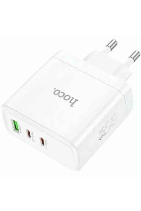 Сетевое зарядное устройство Hoco N30 Glory 25W 3.25A+3A+1.5A (PD+QC) (белый) 4
