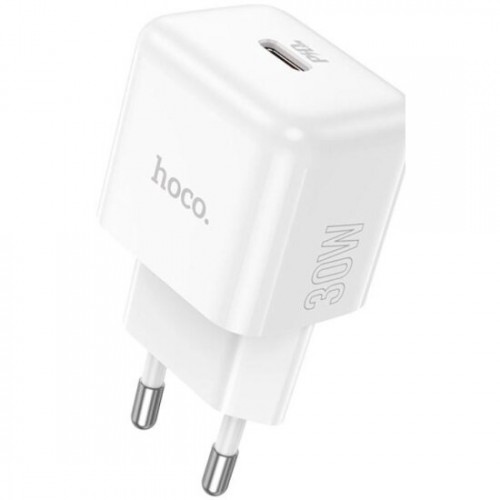 Сетевое зарядное устройство Hoco N32 Glory 30W 3A+2A+1.5A (PD+QC+AFC) USB Type-C (белый) 1