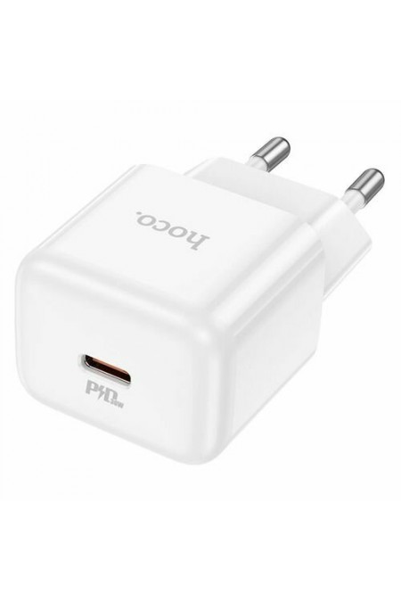 Сетевое зарядное устройство Hoco N32 Glory PD30W single port charger (6931474789914) (белый) 