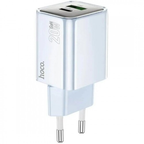 Сетевое зарядное устройство Hoco N46 Glorious 20W 3A (PD) (35318) (синий) 
