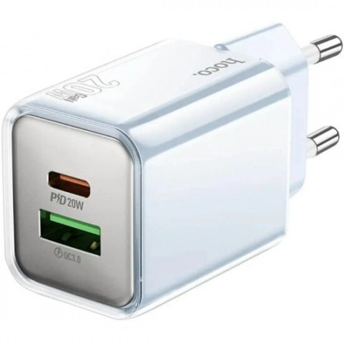 Сетевое зарядное устройство Hoco N46 Glorious 20W 3A (PD) (35318) (синий) 1