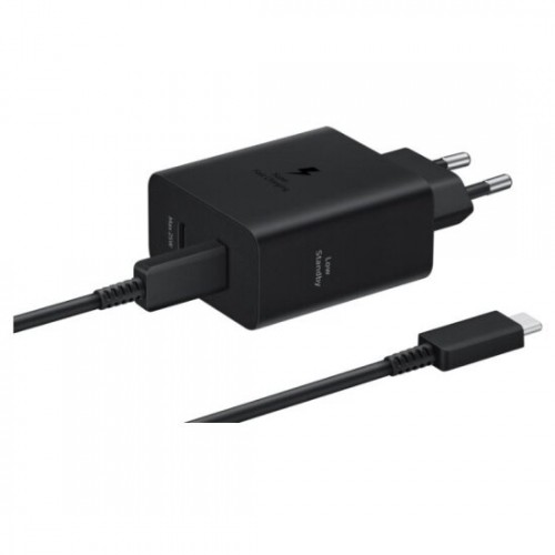 Сетевое зарядное устройство Samsung EP-T5020 50W 3A (PD) 2xUSB type-C (EP-T5020XBEGEU) (черный) 2