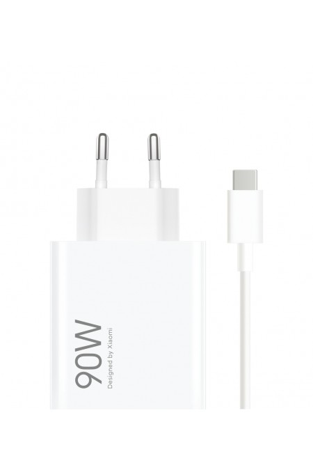Сетевое зарядное устройство Xiaomi HyperCharge Combo Type-A 90W (BHR07ZBEU) (белый) 