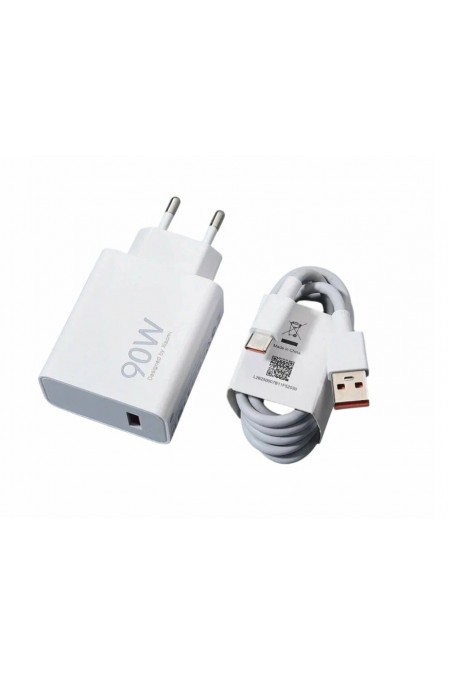 Сетевое зарядное устройство Xiaomi HyperCharge Combo Type-A 90W (BHR07ZBEU) (белый) 1