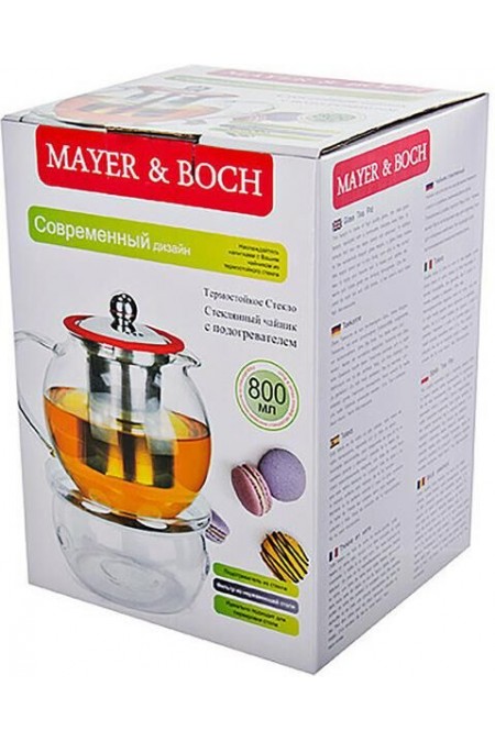 Чайник заварочный MAYER BOCH 25674 0.8 л (прозрачный) 5