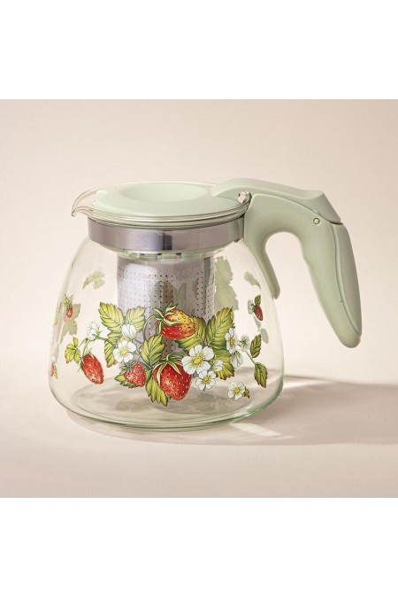 Чайник заварочный Agness 885-108 0.9 л (земляника) 