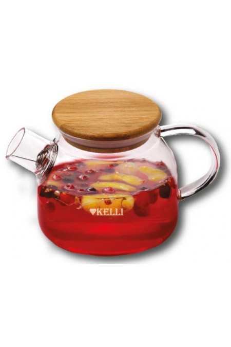 Чайник заварочный Kelli KL-3225 (прозрачный) 