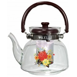 Чайник заварочный Kelli KL-3005 0.6 л (бордовый)