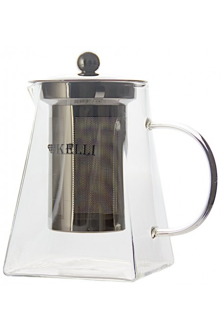 Чайник заварочный Kelli KL-3217 1 л (прозрачный) 1