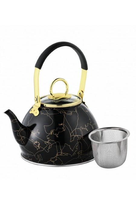 Чайник заварочный Kelli KL-4568 1.2 л (серый) 