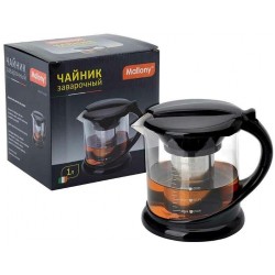 Чайник заварочный Mallony Decotto-1000 910108 1 л (черный)
